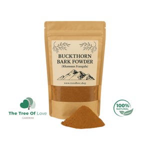 Buckthorn Bark Powder | Frangula alnus | Rhamnus frangula | Dried Herbs | Herbal Tea | Herbal Products | Bulk Herb | Herbal Remedy