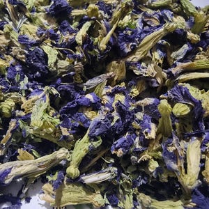 Butterfly Pea Flower or Powder | Tea | Clitoria Ternatea | Dried Herbs | Herbal Infusion by The Tree Of Love Gardens image 2