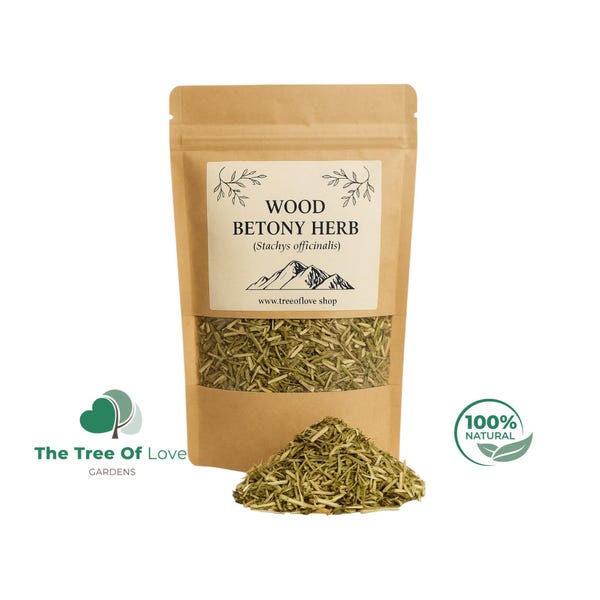 Wood Betony | Wood Betony Herb | Wood Betony |  Stachys officinalis | Wild-Crafted | Stachys betonica | Hedge Nettle | Natural Herbs