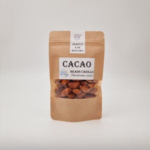 Cacao Beans Whole Criollo Organic Theobroma Cacao Cocoa Beans Premium Quality image 6