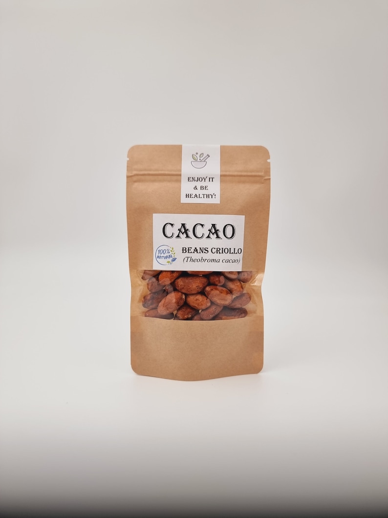 Cacao Beans Whole Criollo Organic Theobroma Cacao Cocoa Beans Premium Quality image 6