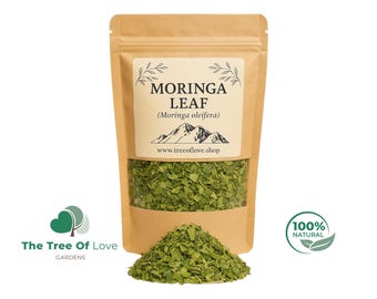 Moringablad | Thee | Gedroogde kruiden |  Bulkkruid | Kruideninfusies van The Tree Of Love Gardens