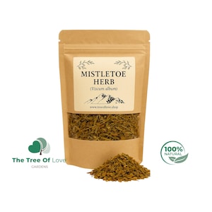 Herbe de gui | Feuille de gui séchée | Gui | Thé au gui - Tisane pure | Tisane au gui (Visci Herba) | Remède à base de plantes
