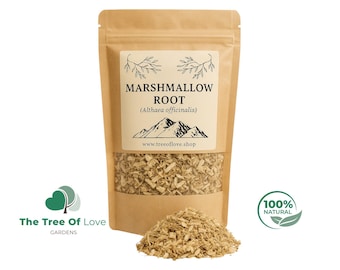 Marshmallow Root Cuts/Powder |   Althaea officinalis | Natural | Dried Herbs | Botanical | | Herbal Infusion