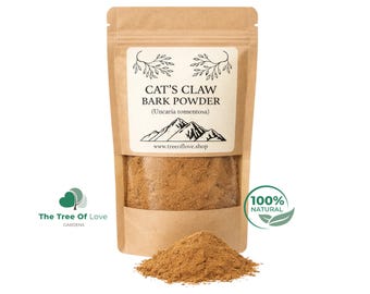 Cat's Claw Bark Powder | Uncaria Tomentosa | Dried Herbs | Herbal Tea | Herbal Products | Bulk Herb | Herbal Infusion