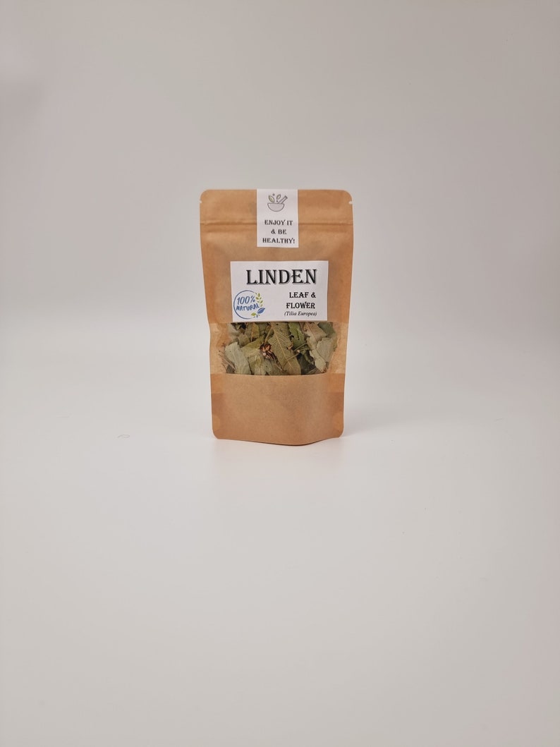 Linden Flower Tea/ Linden Flowers/ Bulk 6 oz to 1 lb Dried Linden Leaves & Flowers Natural Herbalist Dried Herbs Botanical image 4