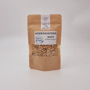 Ashwagandha Root Cuts or Powder Withania Somnifera Radix image 10