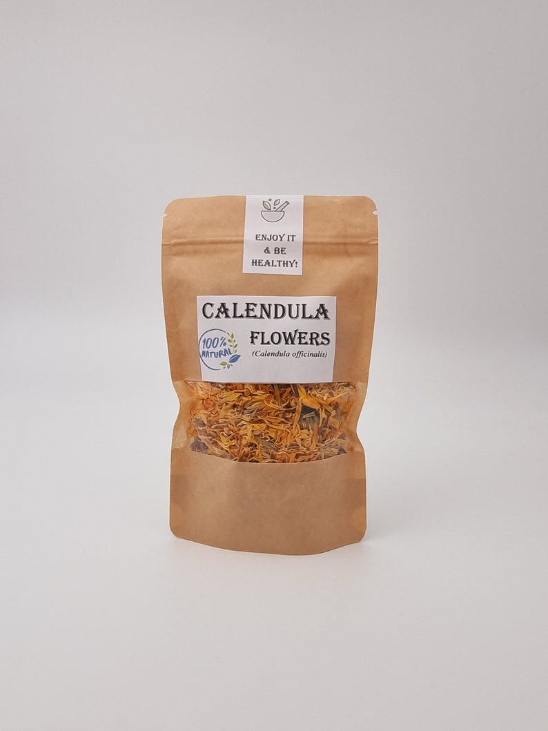 Calendula Calendula Flowers Dried Herbs Herbalism Botanicals Herbal Teas Aromatherapy image 1