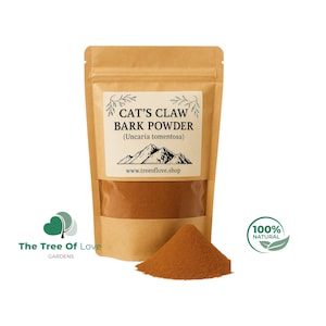 Cat&#39;s Claw Bark Powder | Uncaria Tomentosa | Dried Herbs | Herbal Tea | Herbal Products | Bulk Herb | Herbal Remedy