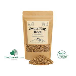 Racine de drapeau doux | Acorus calamus | Herbes séchées | Tisane | Produits à base de plantes | Herbe en vrac | Remède à base de plantes