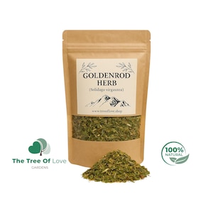 Goldenrod Herb | Goldenrod Tea | Goldenrod Golden Rod Leaves | Natural | Dried Herbs | Botanical | Natural Herbs | Herbal Remedy