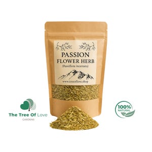 Pasiflora incarnata / Hierbas secas / Infusión / Productos herbales / Hierbas a granel / Remedio herbal