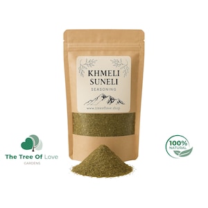 Khmeli Suneli / Khmeli Cuneli / Chmeli Suneli / Especias georgianas / Hierbas secas / Verduras / Condimento de The Tree Of Love Gardens