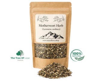 Mutterkraut Kraut |  Tee | Leonurus Cardiaca | Getrocknete Kräuter | Kräuteraufguss | Großkraut | Kräutertee von The Tree Of Love Gardens