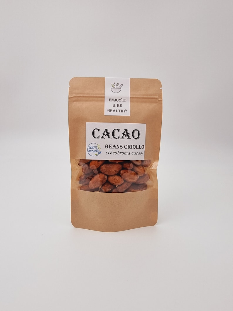 Cacao Beans Whole Criollo Organic Theobroma Cacao Cocoa Beans Premium Quality image 3