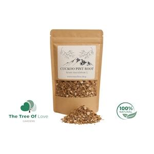 Cuckoo Pint Root | Arum Maculatum L Radix | Dried Herbs | Herbal Tea | Herbal Products | Bulk Herb | Herbal Remedy