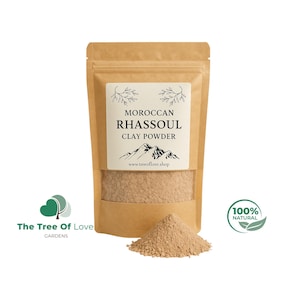 Polvere di argilla rhassoul marocchina / Polvere di argilla ghassoul / Erbe essiccate / Tisana / Prodotti a base di erbe / Erbe sfuse / Rimedio erboristico