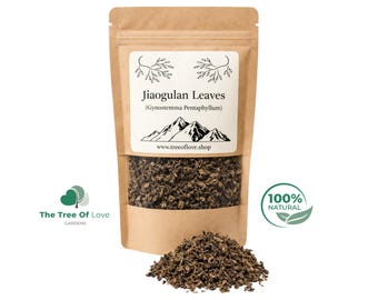 Jiaogulan Tee | Jiaogulan Blätter | Gynostemma Tee | Gynostemma Pentaphyllum |  Kräutertee | Pflanzliche Produkte von