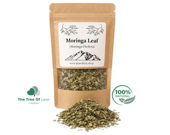 Moringa Leaf | Tea | Dried Herbs |  Bulk Herb | Herbal Infusions by The Tree Of Love Gardens