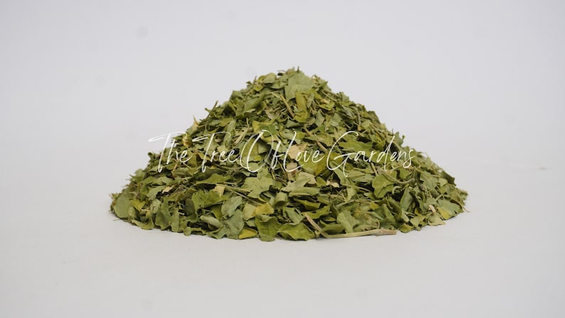 Moringa Leaf Powder or Cuts | Dried Herbs | Bulk Herb | Herbal Tea by The Tree Of Love Gardens image 7