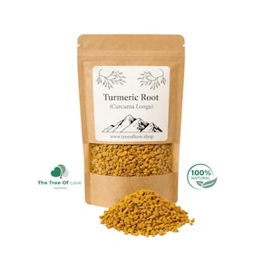 Raíz de cúrcuma / Entera / Curcuma longa / Hierbas secas / Té de hierbas / Productos herbales / Hierba a granel / Infusión de hierbas