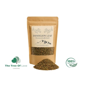 Dandelion Leaf |  Wildcrafted  | Taraxacum officinale | Dried Herbs | Herbal Tea | Herbal Products | Bulk Herb | Herbal Remedy