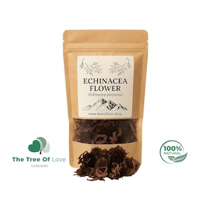 Echinacea Blumen | Echinacea-Tee | Echinacea purpurea | Getrocknete Blumen | Getrocknete Kräuter | Kräutertee | Pflanzliche Produkte | Großer Kraut