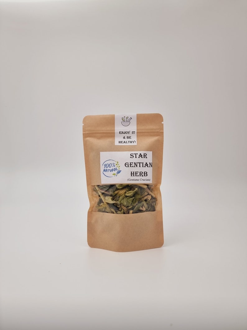STAR GENTIAN Herb Dried Bulk Tea, Gentiana Cruciata L Herba /Available qty from 1oz-4lbs/ image 6