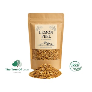 Lemon Peel | Citrus limon | Dried Herbs | Herbal Tea | Herbal Products | Bulk Herb | Herbal Remedy