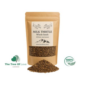 Milk Thistle Seeds Whole | Milk Thistle Seeds | Milk Thistle Seed | Silibum marianum | | Herbal Remedy