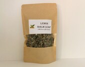 Lemon Balm Leaf Cuts Lemon Balm Melissa officinalis