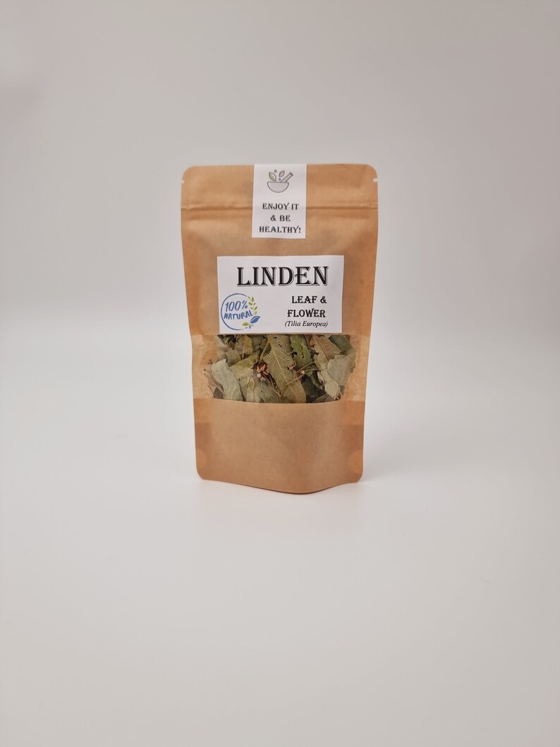 Linden Flower Tea/ Linden Flowers/ Bulk 6 oz to 1 lb Dried Linden Leaves & Flowers Natural Herbalist Dried Herbs Botanical image 3