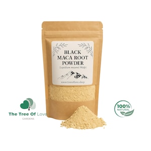 Black Maca Root Powder | Lepidum Meyenii Peruvian | Dried Herbs | Herbal Tea | Herbal Products | Bulk Herb | Herbal Remedy