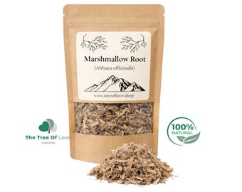 Marshmallow Root Cuts/Powder |   Althaea officinalis | Natural | Dried Herbs | Botanical | | Herbal Infusion