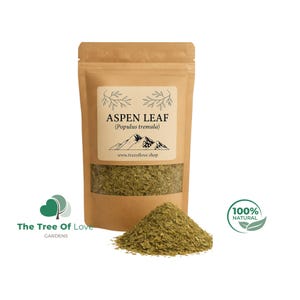 Aspen LEAF | Populus Tremula | Dried Herbs | Herbal Tea | Herbal Products | Bulk Herb | Herbal Remedy