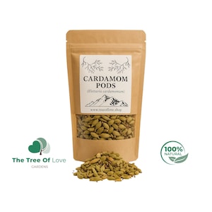 Cardamom Pods | Whole |  Elettaria cardamomum | Dried Herbs | Herbal Tea | Herbal Products | Bulk Herb | Herbal Remedy