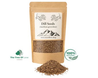 Semillas de eneldo / Enteras / Anethum graveolens / Hierbas secas / Té de hierbas / Productos herbales / Hierbas a granel / Infusión de hierbas
