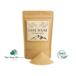 Organic Cane Sugar | Golden Light | Dried Herbs | Herbal Tea | Herbal Products | Bulk Herb | Herbal Infusion image 1