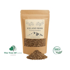Musgo de Islandia / Musgo de Islandia / Cetraria Islandica / Hierbas secas / Té de hierbas / Productos herbales / Hierbas a granel / Infusión de hierbas