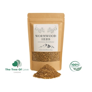 Wormwood Herb | Artemisia absinthium | Wormwood Tea  | Dried Herbs | Botanical |  Natural | Herbal Remedy