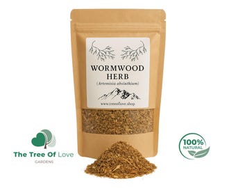 Wormwood Herb | Artemisia absinthium | Wormwood Tea  | Dried Herbs | Botanical |  Natural | Herbal Infusion