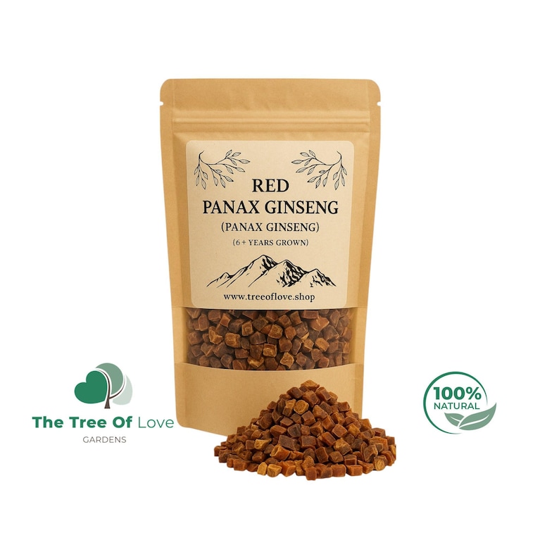 Red Panax Ginseng Root | 6+ years old | Dried Herbs | Herb Tea | Herbal Infusion by The Tree Of Love Gardens image 1