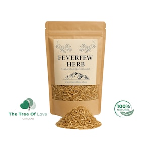 Feverfew Herb |  Tanacetum parthenium | Dried Herbs | Herbal Tea | Herbal Products | Bulk Herb | Herbal Remedy