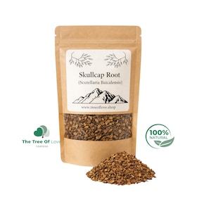 Chinese Skullcap root | Scutellaria baicalensis | Organic  You Ji Huang Qin | Baikal skullcap | Chinese skullcap | Huang Qin | Herbal Tea