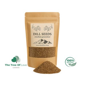 Dill Seeds | Whole | Anethum graveolens | Dried Herbs | Herbal Tea | Herbal Products | Bulk Herb | Herbal Remedy