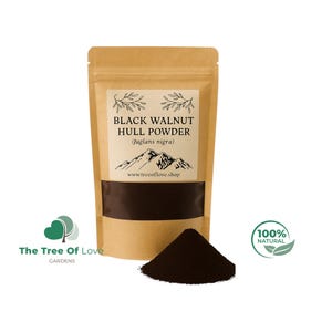 Black Walnut Hull Powder or Cuts | Juglans nigra | Dried Herbs | Herbal Tea | Herbal Products | Bulk Herb | Herbal Remedy