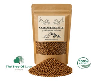 Coriander Seed |  Coriandrum sativum | Whole Seed | Dried Herbs | Herbal Tea | Herbal Products | Bulk Herb | Herbal Infusion