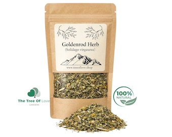 Goldenrod Herb | Goldenrod Tea | Goldenrod Golden Rod Leaves | Natural | Dried Herbs | Botanical | Natural Herbs | Herbal Infusion