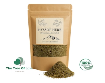 Hyssop Herb | Natural | Hyssopus officinalis | Dried Herbs | Infusion |  Bulk Herbs | Herbal Tea by The Tree Of Love Gardens