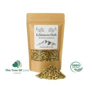 Echinacea Leaf Tea | Echinacea Herb Dried Cut ~ Echinacea Purpurea ~ 100% Premium | Dried Herbs | Herbal Tea | Herbal Products | Bulk Herb